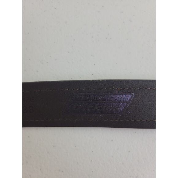 Dickies Brown Genuine Leather Formal Career Casual Dress Belt Men's Size 38 - Picture 9 of 10
